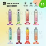 風暴辣妹 VAPOR STORM7500口拋棄式可充電電子煙